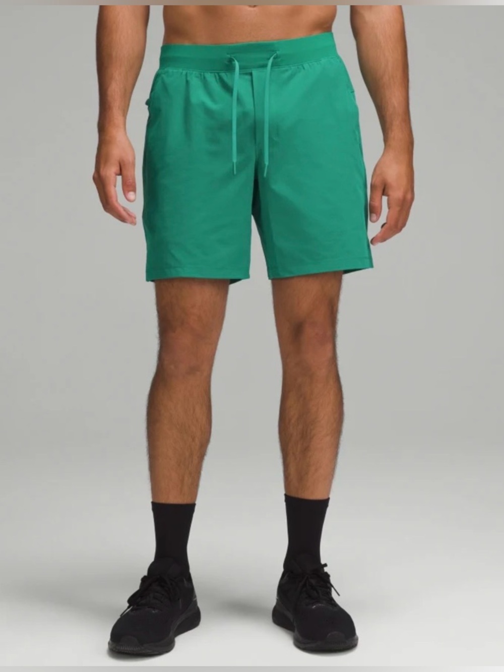 Lululemon Men’s L Zeroed In Linerless Short 7”- Cascadia Green - Gym Train Run